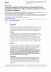 Research paper thumbnail of Structural readiness of health facilities in Mozambique: how is Mozambique positioned to deliver nutrition-specific interventions to women and children?