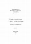 Research paper thumbnail of Les actes unilatéraux des organisation internationales