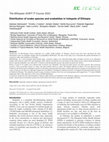 Research paper thumbnail of Distribution of snake species and snakebites in hotspots of Ethiopia