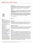 Research paper thumbnail of Management of febrile illness in rural Guinea over a seven-year period: A retrospective study