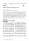 Research paper thumbnail of www.crossingdialogues.com/journal.htm NEW IDEAS Crossing Dialogues Association The Mechanistic Approach to Psychiatric Classifi cation