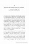 Research paper thumbnail of Science, self-control and human freedom