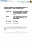 Research paper thumbnail of Effects of Child Maltreatment, Cumulative Victimization Experiences, and Proximal Life Stress on Adult Crime and Antisocial Behavior