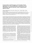 Research paper thumbnail of Conservation and Divergence of Circadian Clock Operation in a Stress-Inducible Crassulacean Acid Metabolism Species Reveals Clock Compensation against Stress