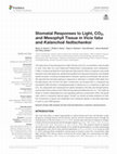 Research paper thumbnail of Stomatal Responses to Light, CO2, and Mesophyll Tissue in Vicia faba and Kalanchoë fedtschenkoi