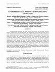 Research paper thumbnail of Entrepreneurial Mindset in Engineering Education