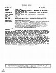 Research paper thumbnail of Science Computer Software. A Handbook on Selection and Classroom Use