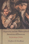 Research paper thumbnail of Hypocrisy and the Philosophical Intentions of Rousseau--cover, contents, Intro