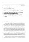 Research paper thumbnail of Krwawy test „wietnamizacji” z perspektywy wywiadu wojskowego PRL. Operacja Lam Son 719 w notatkach informacyjnych Attachatu Wojskowego przy Ambasadzie Polskiej Rzeczpospolitej Ludowej w Hanoi