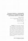 Research paper thumbnail of Conciencia histórica y autobiografía: el problema de la fundamentación del conocimiento histórico en Dilthey