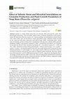 Research paper thumbnail of Effect of Salinity Stress and Microbial Inoculations on Glomalin Production and Plant Growth Parameters of Snap Bean (Phaseolus vulgaris)