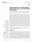 Research paper thumbnail of Soil Respiration and Carbon Balance Under Cover Crop in a no-Till Tropical Fruit Orchard