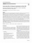 Research paper thumbnail of Antimicrobial effects of clindamycin-loaded platelet-rich fibrin (PRF)