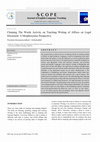 Research paper thumbnail of Chaining The Words Activity on Teaching Writing of Affixes on Legal Document: A Morphosyntax Perspective