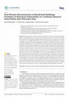 Research paper thumbnail of Post-Disaster Reconstruction of Residential Buildings: Evolution of Structural Vulnerability on Caribbean Island of Saint Martin after Hurricane Irma