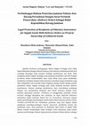 Research paper thumbnail of Perlindungan Hukum Penerima Jaminan Fidusia Atas Barang Persediaan Dengan Surat Perintah Penyerahan (Delivery Order) Sebagai Bukti Kepemilikan Barang Jaminan