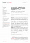 Research paper thumbnail of An 8-month adapted motor activity program in a young CMT1A male patient