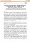 Research paper thumbnail of Prediction of the Optimal Reaction Temperature of the Riser of an Industrial Fluid Catalytic Cracking (FCC) Unit