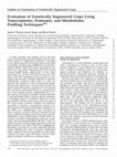 Research paper thumbnail of Evaluation of Genetically Engineered Crops Using Proteomics