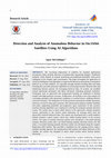 Research paper thumbnail of Detection and Analysis of Anomalous Behavior in On-Orbit Satellites Using AI Algorithms