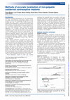 Research paper thumbnail of Methods of accurate localisation of non-palpable subdermal contraceptive implants