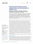 Research paper thumbnail of Endoparasitoid lifestyle promotes endogenization and domestication of dsDNA viruses