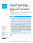 Research paper thumbnail of <i>Ooctonus vulgatus</i>(Hymenoptera, Mymaridae), a potential biocontrol agent to reduce populations of<i>Philaenus spumarius</i>(Hemiptera, Aphrophoridae) the main vector of<i>Xylella fastidiosa</i>in Europe