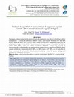 Research paper thumbnail of Avaliação da capacidade de autocicatrização de argamassas especiais contendo aditivo mineral cristalizante e agentes biológicos