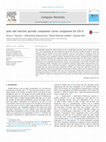 Research paper thumbnail of Joint and selective periodic component carrier assignment for LTE-A