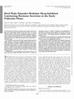 Research paper thumbnail of Brief Wake Episodes Modulate Sleep-Inhibited Luteinizing Hormone Secretion in the Early Follicular Phase