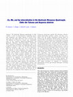 Research paper thumbnail of Cu, Mn, and Ag mineralization in the Quebrada Marquesa Quadrangle, Chile: the Talcuna and Arqueros districts