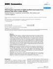 Research paper thumbnail of Altered gene expression in highly purified enterocytes from patients with active coeliac disease