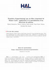 Research paper thumbnail of Transfert d'apprentissage par un filtre séquentiel de Monte Carlo : application à la spécialisation d'un détecteur de piétons