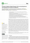 Research paper thumbnail of Towards to Battery Digital Passport: Reviewing Regulations and Standards for Second-Life Batteries