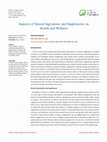 Research paper thumbnail of Impacts of Natural Ingredients and Supplements on Health and Wellness