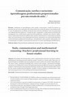 Research paper thumbnail of Comunicação, tarefas e raciocínio: aprendizagens profissionais proporcionadas por um estudo de aula