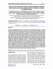 Research paper thumbnail of EFFECT OF FEED FORMS AND CONICAL FEEDER OPENINGS ON GROWTH PERFORMANCE AND ORGAN CHARACTERISTICS OF BROILER CHICKENS AT FINISHER PHASE