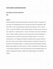 Research paper thumbnail of Note-Making Literature Review