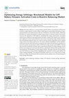 Research paper thumbnail of Optimizing Energy Arbitrage: Benchmark Models for LFP Battery Dynamic Activation Costs in Reactive Balancing Market