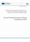 Research paper thumbnail of Recent 3He Radio Frequency Heating Experiments On JET