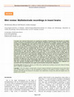 Research paper thumbnail of Mini review: Multielectrode recordings in insect brains