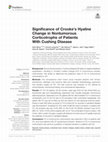 Research paper thumbnail of Significance of Crooke's Hyaline Change in Nontumorous Corticotrophs of Patients With Cushing Disease