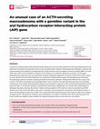 Research paper thumbnail of An unusual case of an ACTH-secreting macroadenoma with a germline variant in the aryl hydrocarbon receptor-interacting protein (AIP) gene