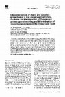 Research paper thumbnail of Characterization of static and dynamic properties of a low-density polyethylene. Evidence for translocation of fluorescent probes upon stretching and determination of relaxation processes at the mesoscopic level