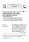 Research paper thumbnail of Dataset on LC-Q-TOF/MS tentative identification of phytochemicals in the extract of Vernonia amygdalina leaf through positive ionization