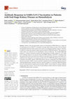 Research paper thumbnail of Antibody Response to SARS-CoV-2 Vaccination in Patients with End-Stage Kidney Disease on Hemodialysis