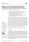 Research paper thumbnail of Integration of Tacit and Explicit Strategies in Sustainable Livelihood Recovery: A Case Study on Project-Affected Communities of a Hydropower Plant in West Java, Indonesia