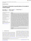 Research paper thumbnail of The impact of urbanization on growth patterns of non-adults in medieval England