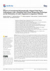 Research paper thumbnail of Effects of Unrestricted Kinematically Aligned Total Knee Arthroplasty with a Modified Soft-Tissue Respecting Technique on the Deformity of Limb Alignment in Japanese Patients