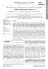 Research paper thumbnail of The effects of tempe protein isolate from non-germinated and germinated soybean on oxidative stress in diabetic rats